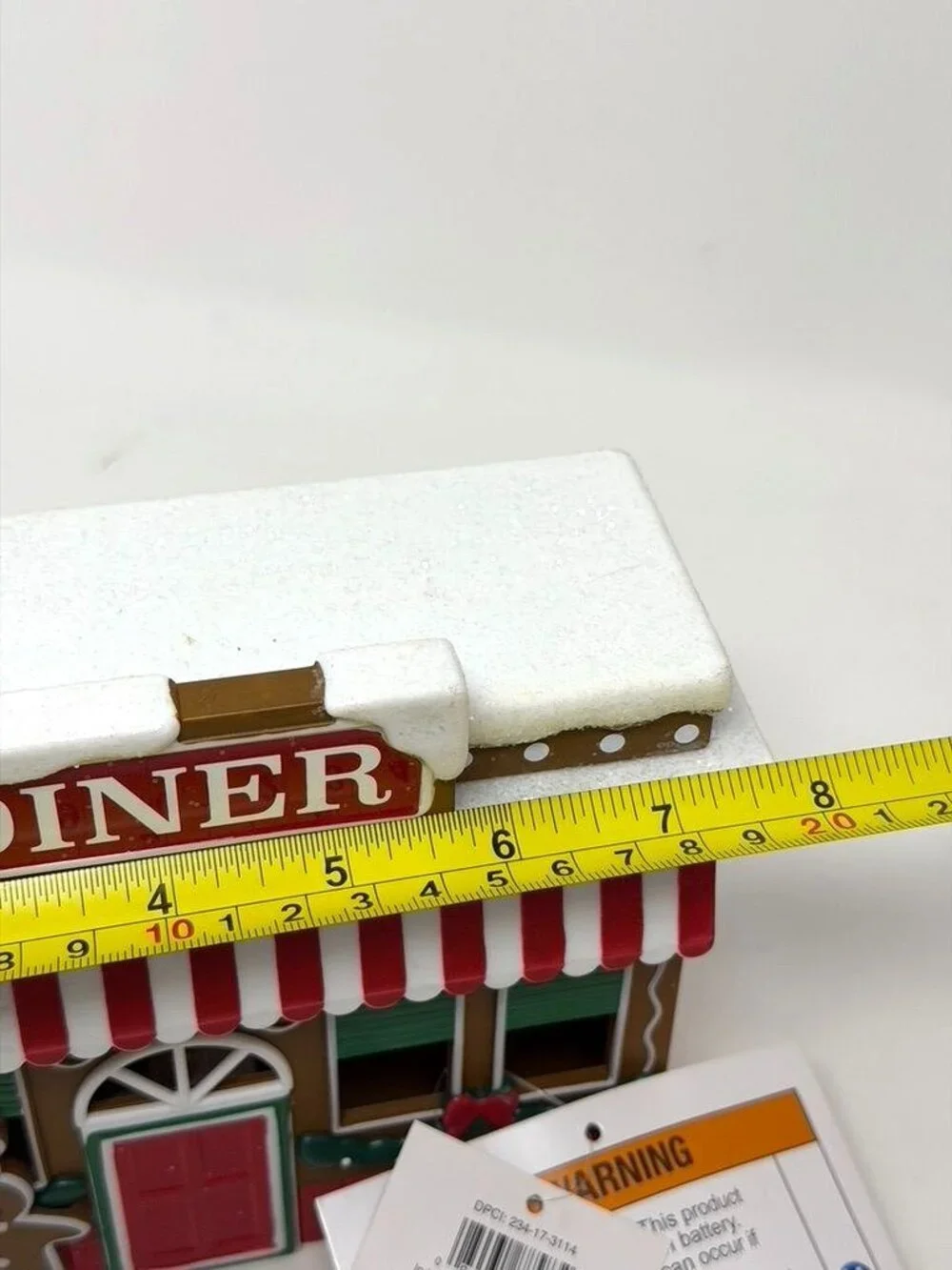 Target Bullseye’s Playground Gingerbread Diner Christmas Light Up Village House